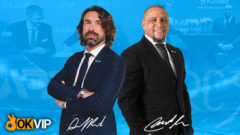 Việc Andrea Pirlo cùng Roberto Carlos trở thành đại sứ của JUN88 đem lại lợi ích cho cả 3 bên